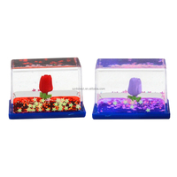Mini presse-papiers en acrylique personnalisé à mouvement liquide, rempli d'huile avec des paillettes flottantes, décoration de bureau pour cadeau de bureau, soulagement du stress