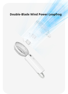 พัดลมมือถือขนาดเล็ก, พัดลมพกพาปรับความเร็วได้แบบพกพาส่วนบุคคลขนาดเล็กพัดลมชาร์จไฟได้สำหรับเด็กผู้หญิงผู้หญิงผู้ชาย - Product Image 5