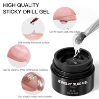 Vernis Gel UV/LED de Marque Propre Sans HEMA, Colle à Ongles Forte, Logo Personnalisé, Fournitures Professionnelles pour Ongles