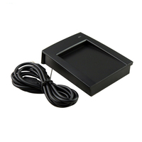 Lecteur RFID UHF passif 125KHz / 13.56MHz pour contrôle d'accès aux portes, protocole ISO 14443A, matériau ABS, portée de lecture de 5 à 10 cm