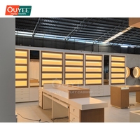 Comptoir de présentation professionnel en bois massif pour boutique, service ODM, pour opticiens