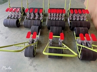 Planteur de maïs à essence simple double trois quatre rangs et engrais, semoirs d'oignons manuels pour tracteur ambulant