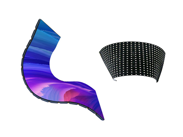Customized Flexible LED Display Screens for Indoor Advertising Video Display