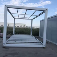 Traitement de l'exportation personnalisée Double aile boîte pliante conteneur agrandissement maison bâtiment préfabriqué