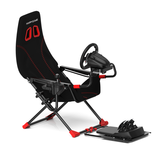 Game Simulator Folding Racing Simulator Bracket Seat Gaming Steering Wheel Bracket Racing Game Experience Device