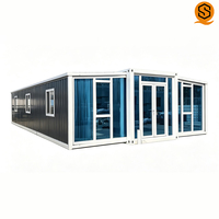 Unité de conteneur pliable compacte Shinestone 20 pieds, solution portable pour abri d'urgence ou poste de travail éloigné