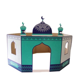 Casetta da gioco per bambini a forma di Moschea fai da te personalizzabile, in cartone, fornitore cinese di stampa di libri e custodie - Product Image 5