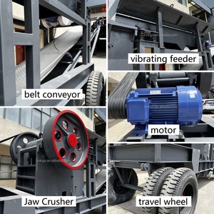 Verkauf zu einem niedrigen Preis PE 500*750 Motorisierter mobiler Backen brecher für Marmor kalkstein-und Granitbeton-Backen brecher Steinbrecher - Product Image 4
