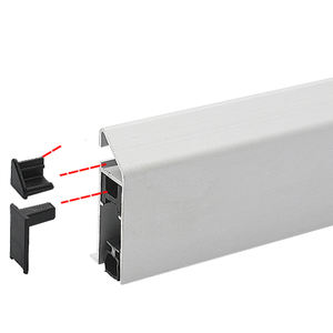 Özel 300-2000mm alüminyum alt kapı contası kendinden yapışkanlı ahşap ve cam kapi otomatik kapı alt damla aşağı mühür - Product Image 6