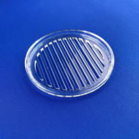 Plaque de verre de quartz transparente usinée au laser pour le test de perforation, feuille de verre de quartz, bande de verre de quartz pour soudage et découpe