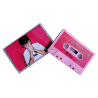 Emballage de boîtier de bijou de duplication de cassettes audio personnalisées directes d'usine pour la réplication et l'impression de cassettes audio