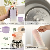 Bouteille d'eau isotherme en acier inoxydable pour étudiants, 24oz 32oz, pour sports de plein air
