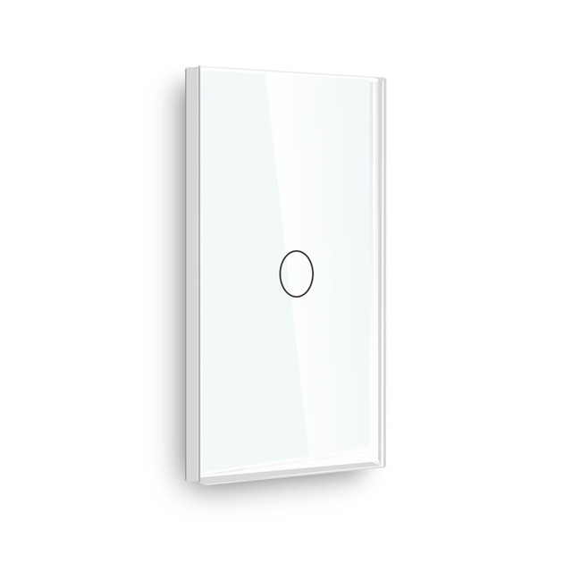 Stock 2Gang Double Pole Led Wi-Fi Zigbee IP66 PC Electrical With/No Neutral Capacitor Smart Home Wall Touch Switch