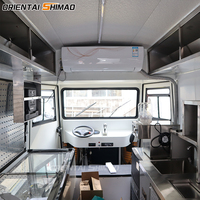 Camion de restauration mobile électrique Citroën entièrement équipé pour la vente de café, hamburgers et hot-dogs aux États-Unis