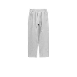 Pantalones Jogger Anchos de Algodón 100% con Logotipo Personalizado al por Mayor, Cintura Elástica Media, Estilo Casual, Gruesos, Unisex, OEM - Product Image 1