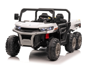 Voiture <span class=keywords><strong>jouet</strong></span> à piles 12V en plastique pour enfants de 2 à 10 ans, certifiée CE et ASTM, grand <span class=keywords><strong>tracteur</strong></span> à 6 roues - Product Image 5