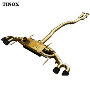 ท่อไอเสียแคทแบ็ค Valvetronic ประสิทธิภาพสูง สแตนเลสสตีล รุ่น Gold Edition สำหรับรถยนต์นิสสัน GTR R35 - Product Image 1