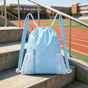 Sacs à cordon modernes 2026 avec poches latérales en maille, sacs de sport imperméables en Ripstop, sacs à cordon pour le basketball, sacs à chaussures - Product Image 1