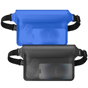 Groothandel Pvc Droge Tas Met Heupband 3 Rits Ontwerp Waterdicht Heuptasje Voor Zwemmen Snorkelen - Product Image 4