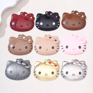 小猫镶嵌卡通头手机贴片Diy配件材料可爱饰品配件 - Product Image 2