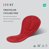 Coussinets en mousse respirants, antibactériens et écologiques 3D à séchage rapide pour shorts et pantalons de cyclisme pour hommes - sokind Sk52