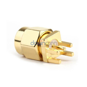 Mạ vàng đồng R/P <span class=keywords><strong>SMA</strong></span> thẳng nam cắm nối 50 ohm thông qua lỗ Dip cho <span class=keywords><strong>PCB</strong></span> - Product Image 3