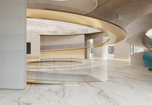 Pierre frittée Elusive Design 1200x2700x9mm - Dalles à motifs uniques pour projets d'aménagement intérieur haut de gamme, durables et faciles à installer - Product Image 3