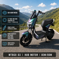 Vélo électrique 800W 60V pour adultes, type moto/scooter, avec écran LCD numérique intelligent, vitesse maximale 45-55km/h, vente en gros