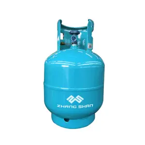 Zhangshan Fabricante de acero 9kg LPG Cilindro de gas con precios bajos