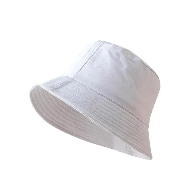 Nuovi cappelli da pescatore in cotone Unisex da donna cappello estivo con protezione UV da uomo tinta unita cappello da pescatore fedora all'aperto