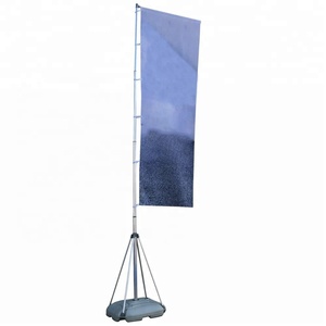Campione disponibile nero appeso Pongee materiale di iniezione di acqua <span class=keywords><strong>bandiera</strong></span> con <span class=keywords><strong>stampa</strong></span> digitale <span class=keywords><strong>bandiera</strong></span> <span class=keywords><strong>su</strong></span> un palo titolare - Product Image 2