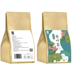 Bolsa de 5g * 30 para mezclar té de hojas de loto, té de loto adelgazante a base de hierbas