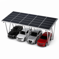 Système de montage de carport solaire, structure de carport solaire en aluminium, système de support de carport solaire pour le stationnement des voitures