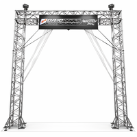 Offre Spéciale treillis de stand de DJ de 6 pieds affiche un design élégant de salle d'exposition