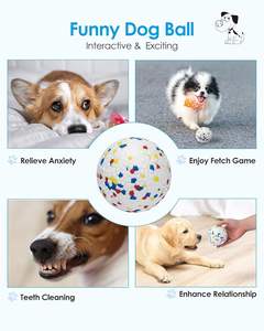 Kingtale interaktif <span class=keywords><strong>Pet</strong></span> oyuncaklar, Herding ve <span class=keywords><strong>Jolly</strong></span> yıkılmaz köpek tenis topları - Product Image 2