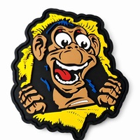 Écussons 3D personnalisés en PVC à faible MOQ, badges en caoutchouc souple et silicone pour chapeaux, étiquettes PVC de forme personnalisée sans minimum de commande