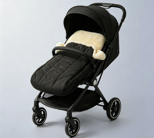 Sac de couchage universel en peau de mouton de qualité supérieure pour poussette, gigoteuse pour tout-petit avec doublure en laine douce - Product Image 2