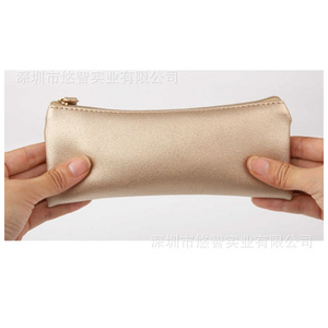 <b>Customized</b> PU leather cosmetic bag, multi-functional glossy leather eyebrow pencil, <b>lipstick</b>, and cosmetics storage bag, - Product Image 5