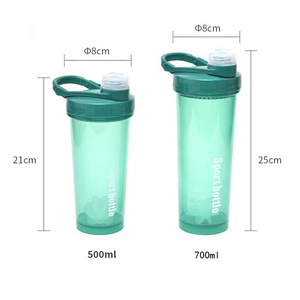 Botella Deportiva con Asa y Bola Mezcladora Verde 500 ml para Gimnasio y Uso al Aire Libre - Product Image 5