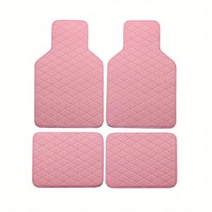 Juego de Cinco Alfombrillas Universales de Cuero para Auto, Diseño Acolchado OLIVER, para Amazon, Ebay y Comercio Exterior - Product Image 1