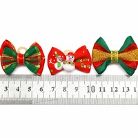 Élégants accessoires fantaisie imprimés animaux pour chiens et chats : nœuds papillon et nœuds pour toutes les saisons, fournitures de Noël pour animaux de compagnie