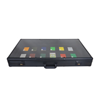 Boîte de présentation professionnelle sécurisée pour cartes à collectionner, bijoux, échantillons, etc. Boîtier de stockage robuste en aluminium Support OEM ODM
