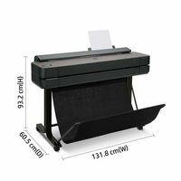 Impresora de Formato Ancho DesignJet T650 T870 T850 T950 MFP de 24-36 Pulgadas, Tamaño A1 A0, con Plotter de Impresión Móvil