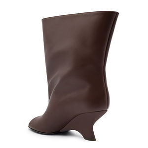 סגנון מותאם אישית הקיץ סנדלים הבוהן סנדלים נעליים גבוהות העליון טריז מגפי קרסול נשים סקסית על מגפיים קצרים - Product Image 2