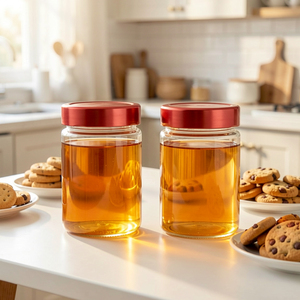 Bocaux en verre transparent de 350 ml, 500 ml, 720 ml avec couvercle haut pour le stockage des légumes - Product Image 6