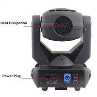 Éclairage DMX à faisceau Super lumineux Led 4x25W, pour Dj Disco à domicile, fête bar Club