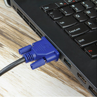 Câble de connexion d'écran électronique mâle à mâle 1.8m VGA3 + 6 conducteurs en cuivre nu connecteurs HDMI RCA Audio HDTV boîtiers d'ordinateur