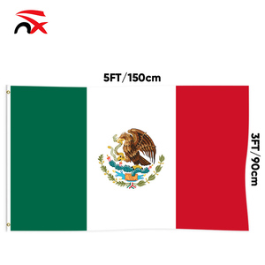 Venta al por mayor decorativa colorida <span class=keywords><strong>bandera</strong></span> del mundo poliéster 3*5 pies Palestina Haití México <span class=keywords><strong>bandera</strong></span> nacional para deportes al aire libre - Product Image 4