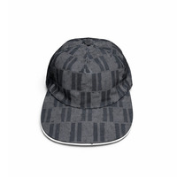 Casquette de baseball à visière plate à motif géométrique noir et blanc, unisexe, tendance, réglable, personnalisable, streetwear, hip-hop