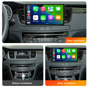 MEKEDE MS car radio player sistema android 12 per <span class=keywords><strong>Peugeot</strong></span> <span class=keywords><strong>508</strong></span> ventola di raffreddamento 360 panorama camera WiFi GPS mirror link - Product Image 2